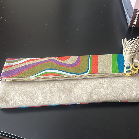 Arbonne leather clutch bag - Picture 7 of 9